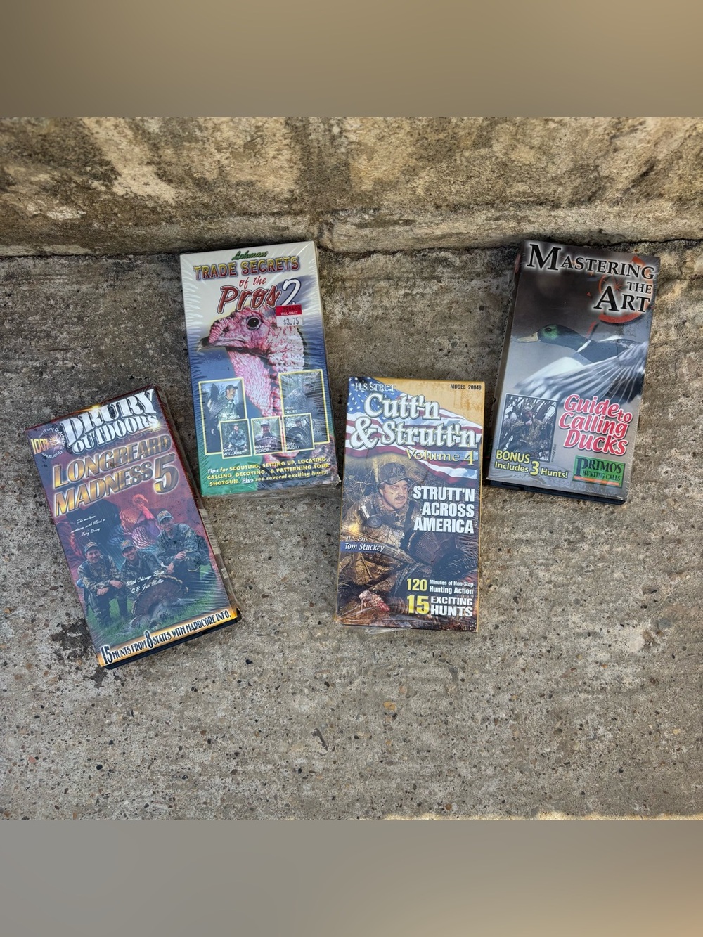 Vintage Hunting VHS Lot Turkey Duck Drury Primos Outdoors 4 Tapes